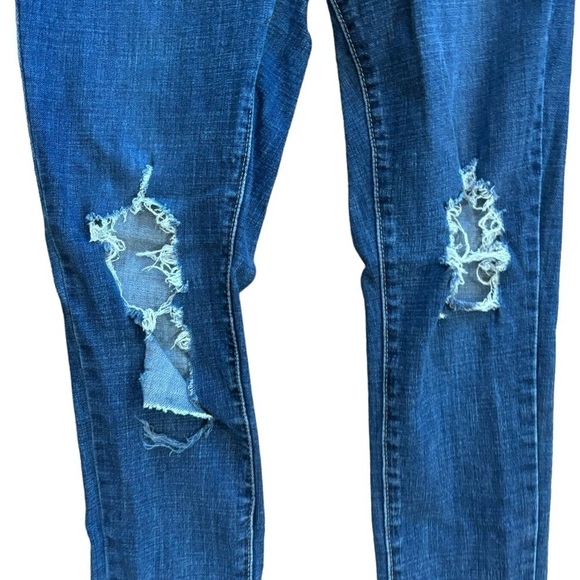 Levi’s 711 Skinny Distressed Blue Jeans Stretch Denim Classic Feminine Women/ 28 - Picture 6 of 16